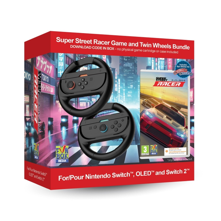 iMP TECH Super Street: Racer Game with Twin Racing Wheels Bundle i gruppen HJEMMEELEKTRONIK / Spilkonsoller og tilbehør / Nintendo Switch 2 / Spil hos TP E-commerce Nordic AB (D36497)