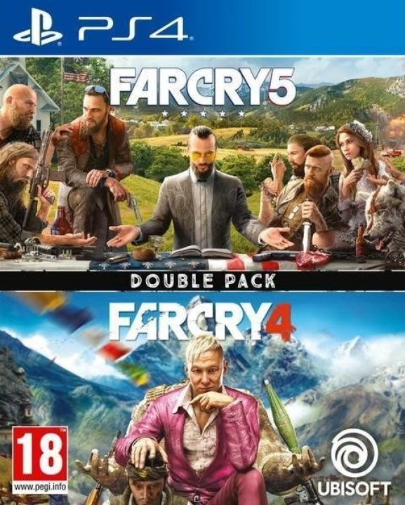 Ubisoft Far Cry 4 & Far Cry 5 Double Pack - PlayStation 4 i gruppen HJEMMEELEKTRONIK / Spilkonsoller og tilbehør / Sony PlayStation 4 / Spil hos TP E-commerce Nordic AB (D36535)
