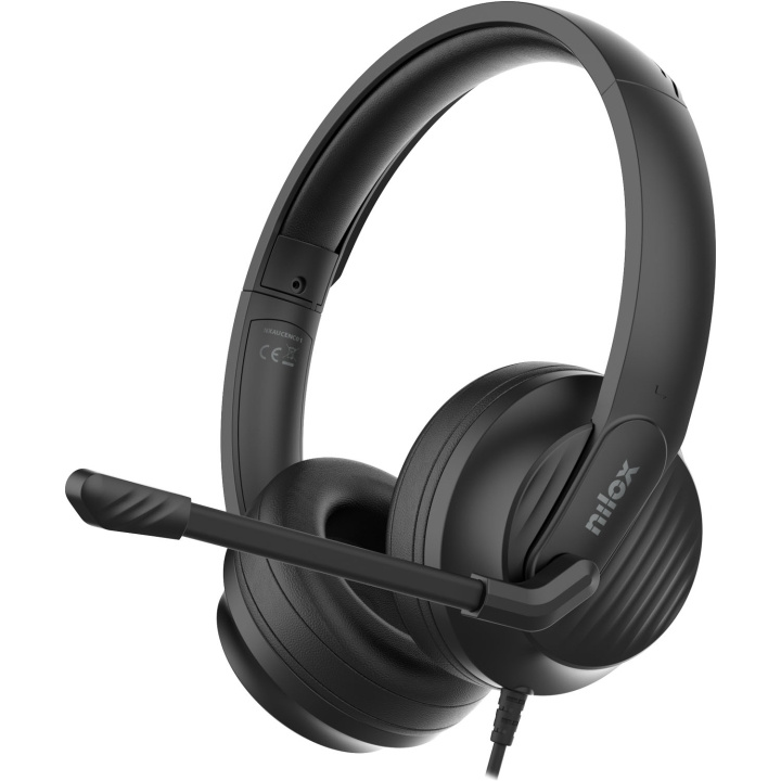 Nilox Headset Stereo ENC USB-C/USB-A i gruppen COMPUTERTILBEHØR / Computer Tilbehør / Headset hos TP E-commerce Nordic AB (D36549)