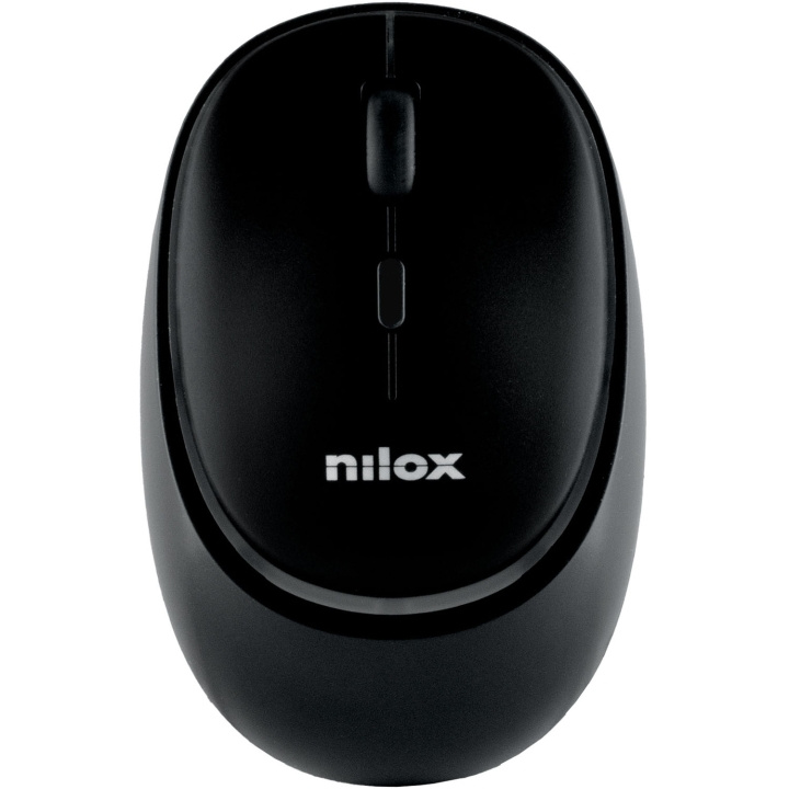 Nilox Trådlös mus Dual Mode (BT + 2,4 GHz) Silent Uppladdningsbar Svart i gruppen COMPUTERTILBEHØR / Mus og tastatur / Mus hos TP E-commerce Nordic AB (D36553)
