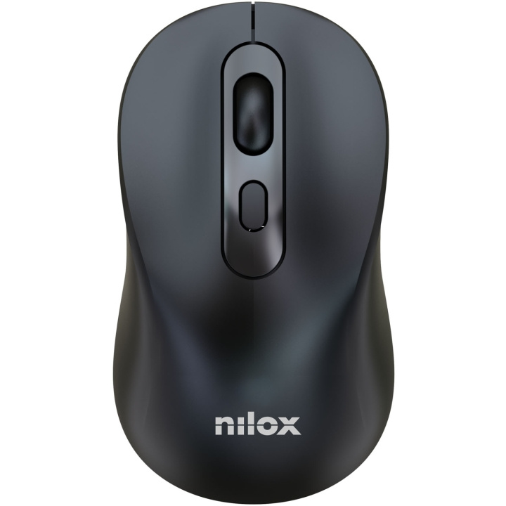 Nilox Trådlös mus Dual Mode (BT + 2,4 GHz) Uppladdningsbar Svart i gruppen COMPUTERTILBEHØR / Mus og tastatur / Mus hos TP E-commerce Nordic AB (D36555)