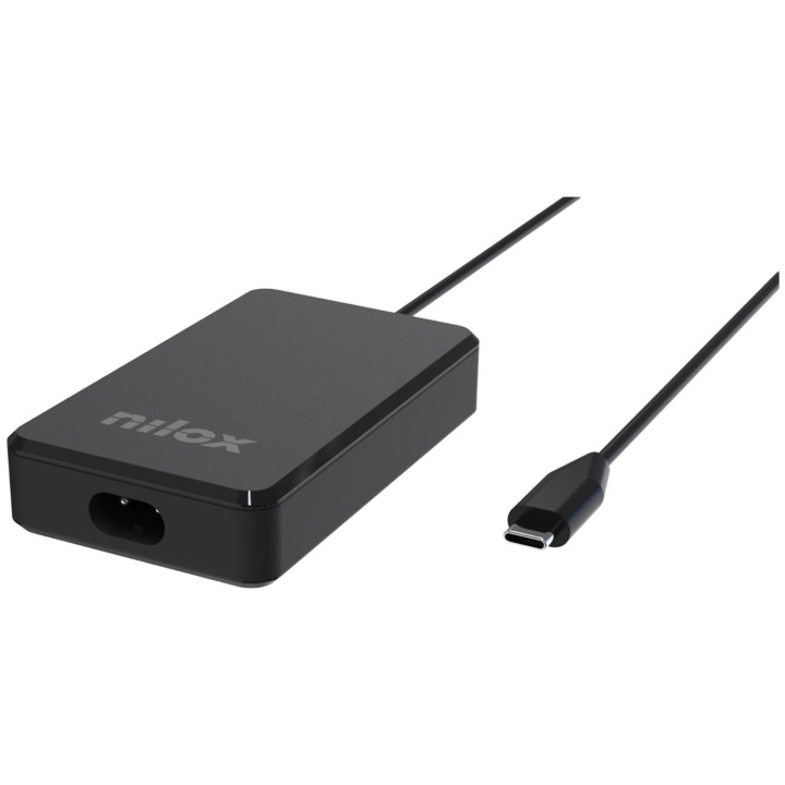 Nilox Laptopladdare USB-C 90W i gruppen COMPUTERTILBEHØR / Bærbare computere og tilbehør / Oplader hos TP E-commerce Nordic AB (D36594)