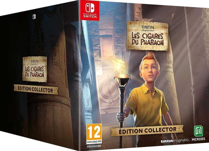 Tintin Reporter Cigars of the Pharaoh (Collector Edition) (Switch) i gruppen HJEMMEELEKTRONIK / Spilkonsoller og tilbehør / Nintendo Switch / Spil hos TP E-commerce Nordic AB (D36603)