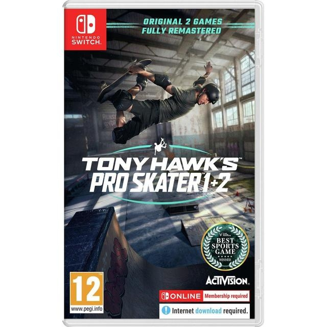 Tony Hawk\'s Pro Skater 1+2 (Switch) i gruppen HJEMMEELEKTRONIK / Spilkonsoller og tilbehør / Nintendo Switch / Spil hos TP E-commerce Nordic AB (D36610)