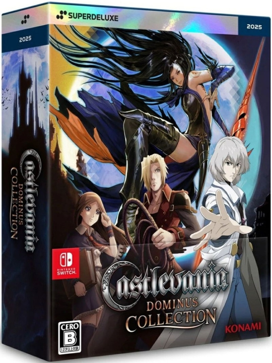 Castlevania Dominus Collection (Deluxe Edition (Multi in Language/Import) (Switch) i gruppen HJEMMEELEKTRONIK / Spilkonsoller og tilbehør / Nintendo Switch / Spil hos TP E-commerce Nordic AB (D36656)