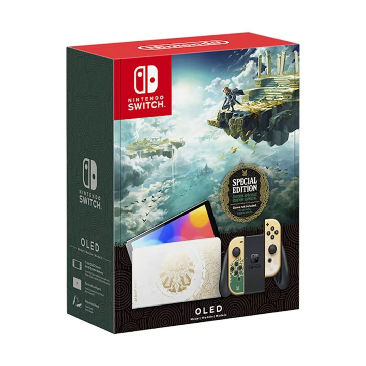 Switch OLED Console (The Legend of Zelda: Tears of the Kingdom Edition) (Switch) i gruppen HJEMMEELEKTRONIK / Spilkonsoller og tilbehør / Nintendo Switch / Spil hos TP E-commerce Nordic AB (D36735)
