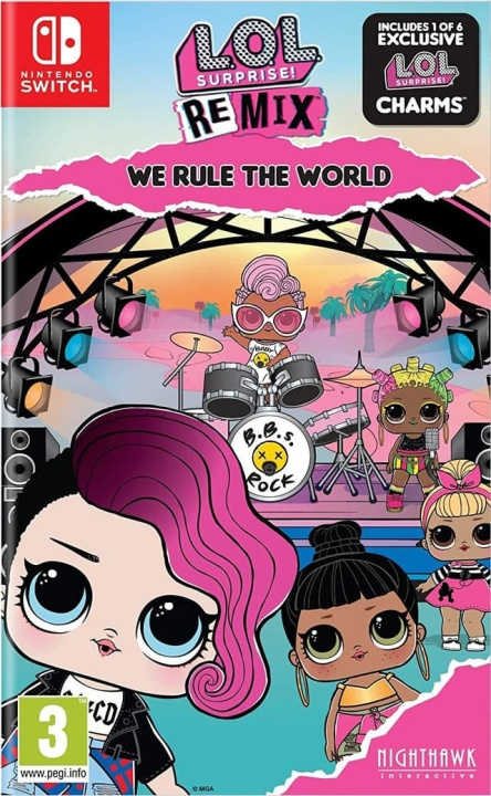 L.O.L. Suprise! - Remix Edition: We Rule the World (Switch) i gruppen HJEMMEELEKTRONIK / Spilkonsoller og tilbehør / Nintendo Switch / Spil hos TP E-commerce Nordic AB (D36819)