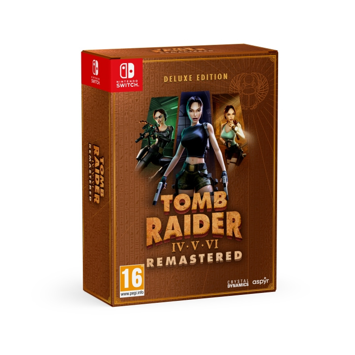 Tomb Raider IV-VI Remastered Starring Laracroft (Deluxe Edition) (Switch) i gruppen HJEMMEELEKTRONIK / Spilkonsoller og tilbehør / Nintendo Switch / Spil hos TP E-commerce Nordic AB (D36888)