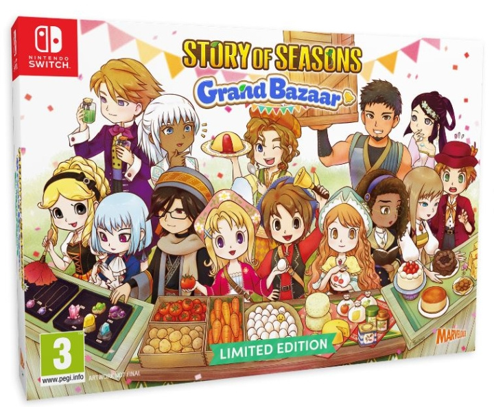 Story of Seasons: Grand Bazaar (Limited Edition) (Switch) i gruppen HJEMMEELEKTRONIK / Spilkonsoller og tilbehør / Nintendo Switch / Spil hos TP E-commerce Nordic AB (D36932)