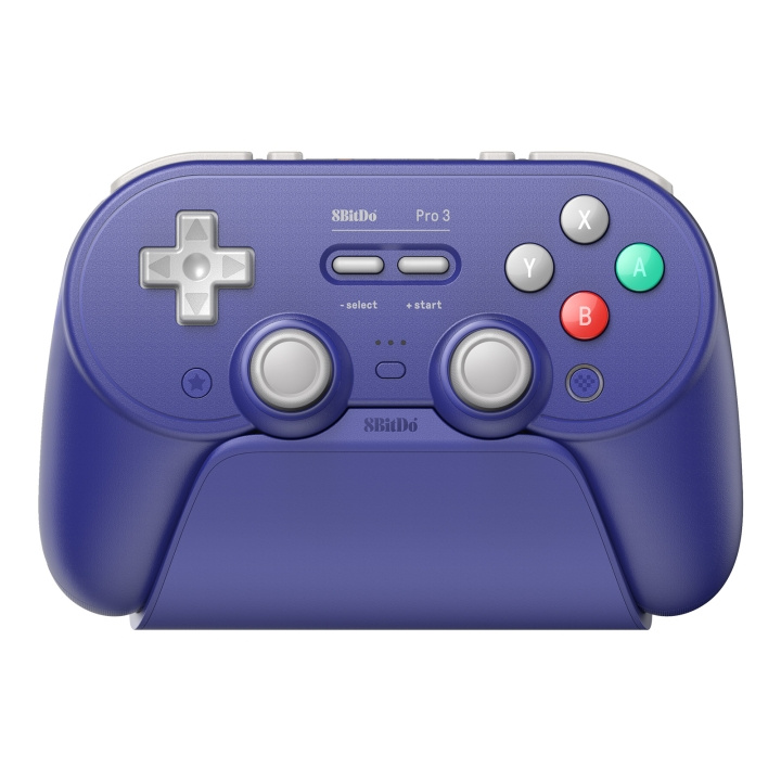 8Bitdo Pro 3 Bluetooth-gamepad – lilla i gruppen HJEMMEELEKTRONIK / Spilkonsoller og tilbehør hos TP E-commerce Nordic AB (D37002)