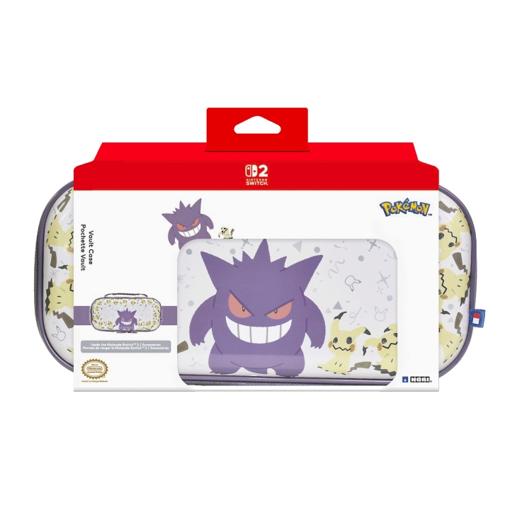 Hori Vault-etui til Switch 2 – Gengar & Mimikyu – Lilla i gruppen HJEMMEELEKTRONIK / Spilkonsoller og tilbehør / Nintendo Switch 2 hos TP E-commerce Nordic AB (D37036)