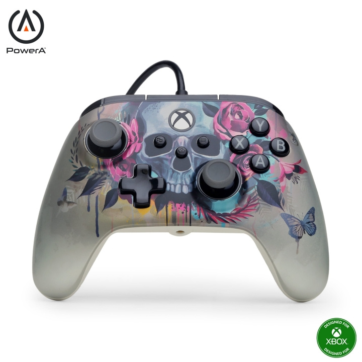 PowerA Advantage Plus kablet controller - Bloom & Gloom i gruppen HJEMMEELEKTRONIK / Spilkonsoller og tilbehør / Xbox Series X / Tilbehør hos TP E-commerce Nordic AB (D37063)