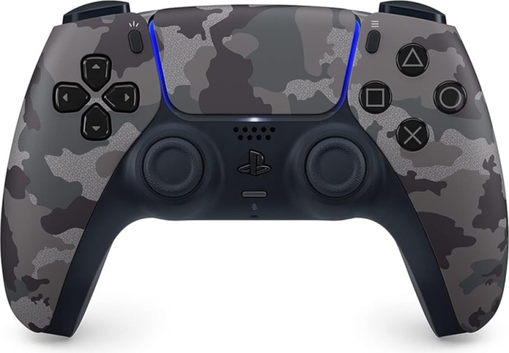Sony Playstation 5 Dualsense-controller – grå camouflage i gruppen HJEMMEELEKTRONIK / Spilkonsoller og tilbehør / Sony PlayStation 5 / Tilbehør hos TP E-commerce Nordic AB (D37081)