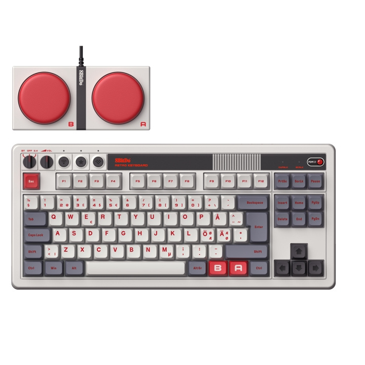 8BitDo - Retro 108 mekanisk tastatur - N Edition i gruppen COMPUTERTILBEHØR / Mus og tastatur / Tastatur hos TP E-commerce Nordic AB (D37091)