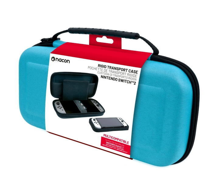 NACON Classic Taske L - Nintendo Switch 2 - Blå i gruppen HJEMMEELEKTRONIK / Spilkonsoller og tilbehør / Nintendo Switch 2 / Tilbehør hos TP E-commerce Nordic AB (D37147)