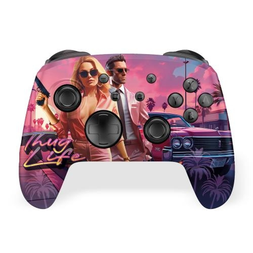 Freaks and Geeks Trådløs controller RGB- PC / Switch 2 (Thug Life) i gruppen HJEMMEELEKTRONIK / Spilkonsoller og tilbehør / Nintendo Switch 2 hos TP E-commerce Nordic AB (D37160)