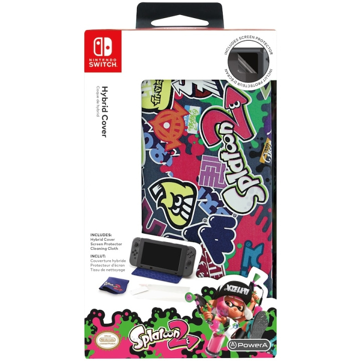 PowerA Nintendo Switch Hybrid Cover Splatoon 2 i gruppen HJEMMEELEKTRONIK / Spilkonsoller og tilbehør / Nintendo Switch / Tilbehør hos TP E-commerce Nordic AB (D37180)