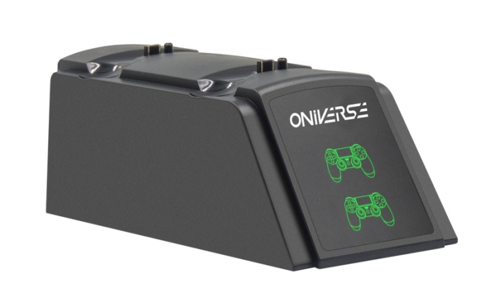 Oniverse - Hurtigopladningsstation (sort) - PS4 i gruppen HJEMMEELEKTRONIK / Spilkonsoller og tilbehør / Sony PlayStation 5 / Tilbehør hos TP E-commerce Nordic AB (D37181)