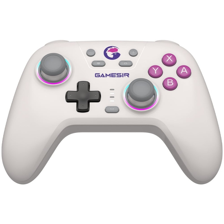 GameSir Nova HD Multiplatform Gamepad (Hall-Effect Sticks) - Retro White i gruppen HJEMMEELEKTRONIK / Spilkonsoller og tilbehør / Nintendo Switch hos TP E-commerce Nordic AB (D37193)