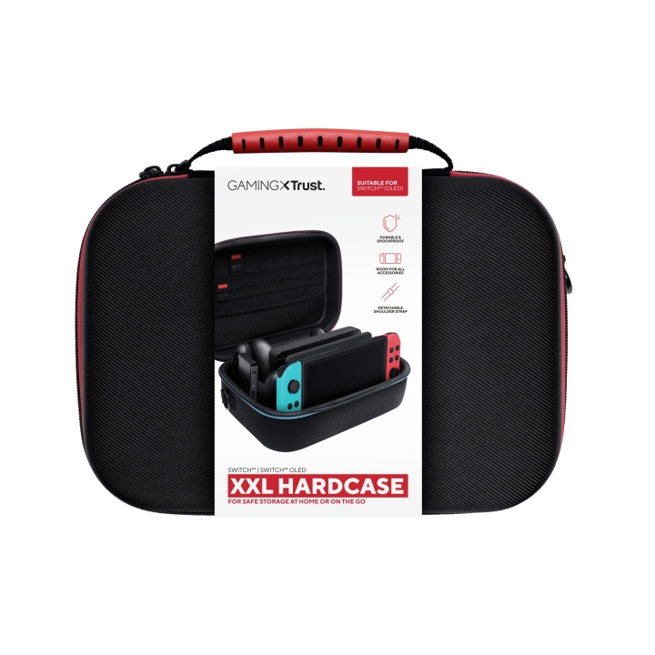 Trust GXT1247 XXL Hardcase til NSW - XXL i gruppen HJEMMEELEKTRONIK / Spilkonsoller og tilbehør / Nintendo Switch / Tilbehør hos TP E-commerce Nordic AB (D37215)