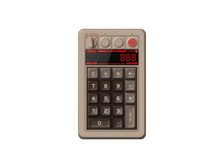 8BitDo - Mekanisk numerisk tastatur - C64 Edition i gruppen COMPUTERTILBEHØR / GAMING / Tastatur hos TP E-commerce Nordic AB (D37222)