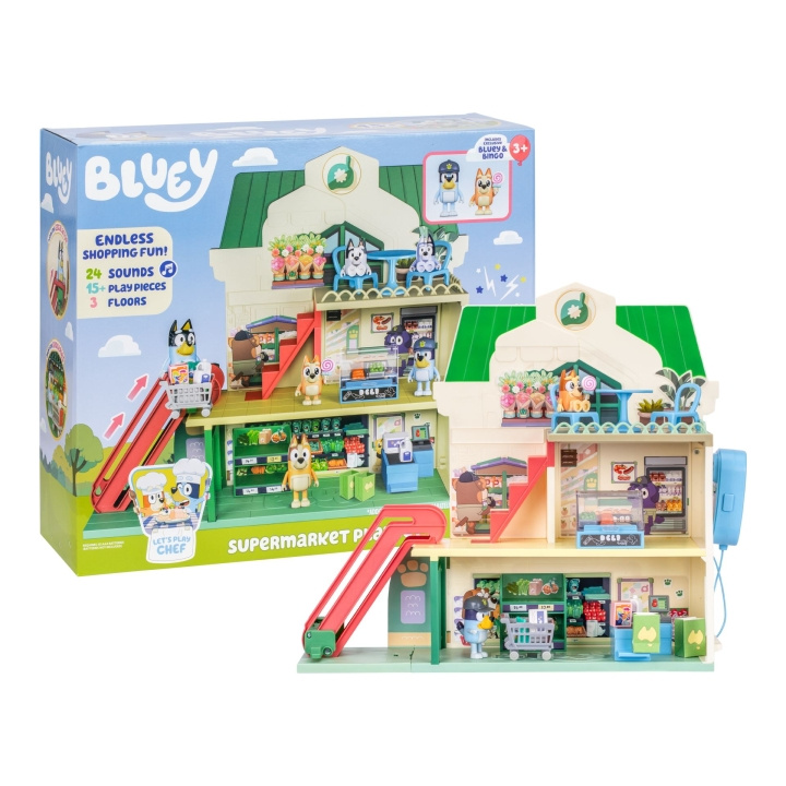 Bluey Supermarked-legesæt (90328) i gruppen LEGETØJ, BØRN & BABY / Legetøj / Legesæt hos TP E-commerce Nordic AB (D37235)