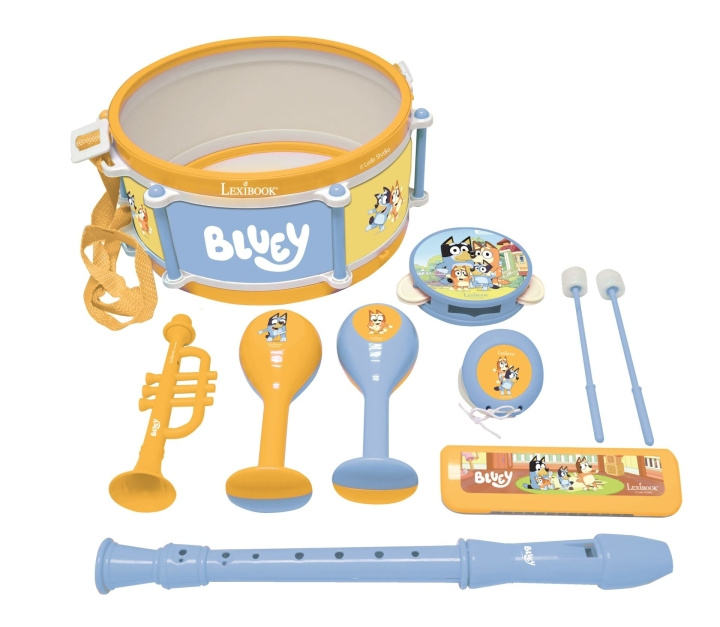 Bluey musikalsæt med 7 instrumenter (89029) i gruppen LEGETØJ, BØRN & BABY / Musik, sang og billede / Instrumenter hos TP E-commerce Nordic AB (D37333)