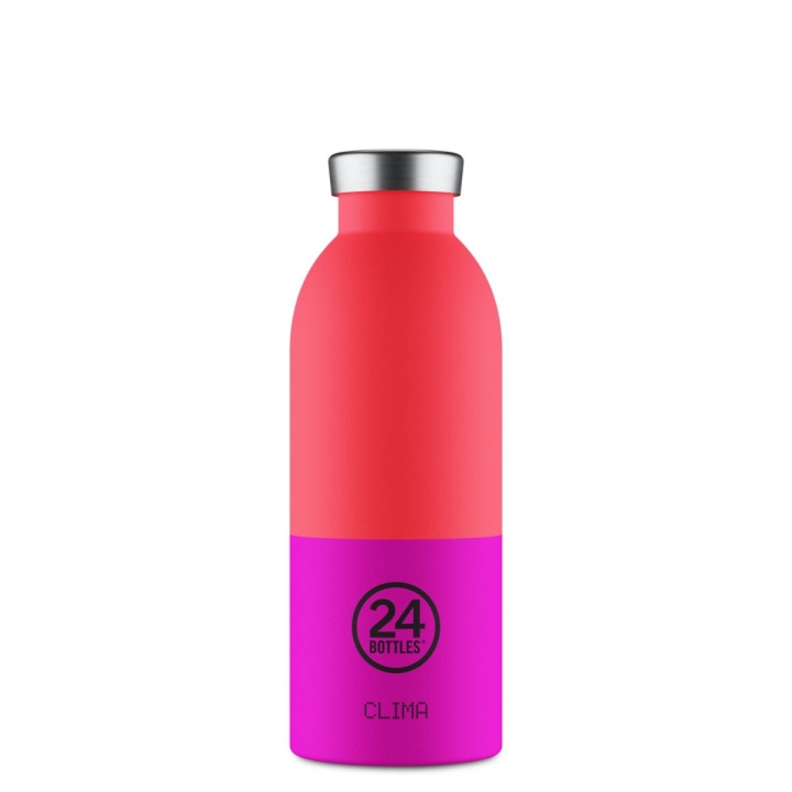24Bottles Clima - Energy - Lilla, lyserød - 500 ml i gruppen SPORT, FRITID & HOBBY / Friluftsliv / Termokander & vandflasker hos TP E-commerce Nordic AB (D37352)