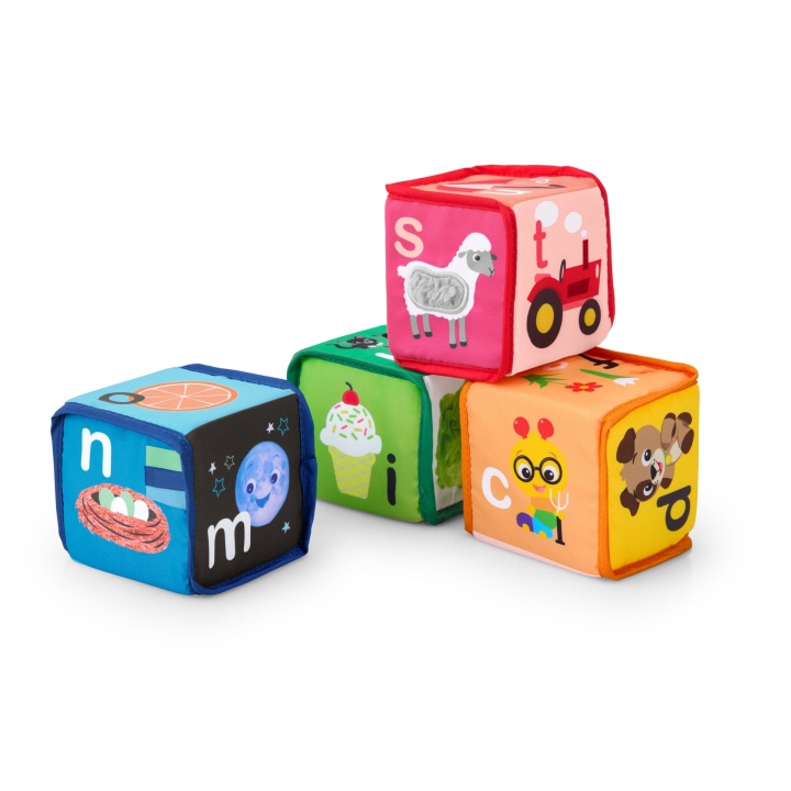 Baby Einstein Alpha Stacks™ bløde klodser (BE-17304) i gruppen LEGETØJ, BØRN & BABY / Babyleg (0-3 år) / Aktivitetslegetøj hos TP E-commerce Nordic AB (D37367)