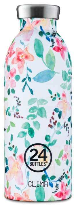 24Bottles Clima – Stone Finish – Little Buds – Multi/Mønster – 500 ml i gruppen SPORT, FRITID & HOBBY / Friluftsliv / Termokander & vandflasker hos TP E-commerce Nordic AB (D37387)