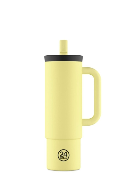 24Bottles Straw Cup – Citrus – 800 ml i gruppen SPORT, FRITID & HOBBY / Friluftsliv / Termokander & vandflasker hos TP E-commerce Nordic AB (D37459)