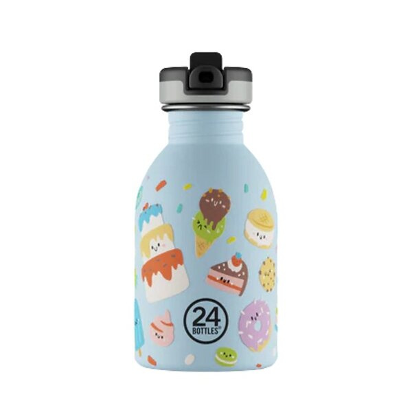 24Bottles Urban Bottle – Sweet Friends – Blå – 250 ml i gruppen SPORT, FRITID & HOBBY / Friluftsliv / Termokander & vandflasker hos TP E-commerce Nordic AB (D37466)