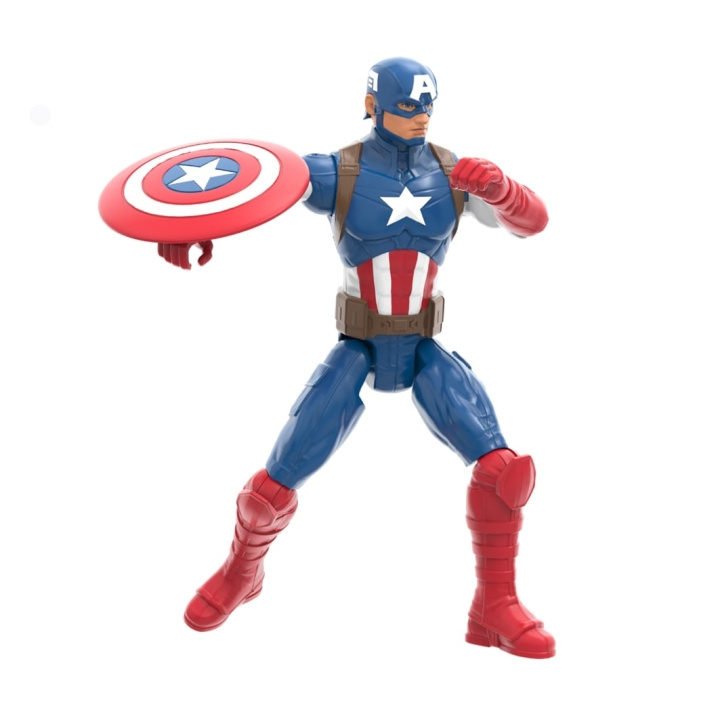 AVENGERS Titan-figur 30 cm V2 – Captain America (G27715X0) i gruppen LEGETØJ, BØRN & BABY / Legetøj / Figurer, miniaturer og tilbehør hos TP E-commerce Nordic AB (D37482)