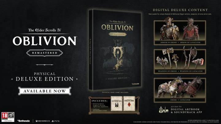 The Elder Scrolls IV: Oblivion Remastered (Deluxe Edition) (XSeriesX) i gruppen HJEMMEELEKTRONIK / Spilkonsoller og tilbehør / Xbox Series X / Spil hos TP E-commerce Nordic AB (D37512)