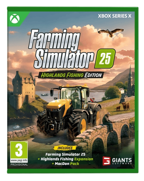 Farming Simulator 25: Highlands Fishing Edition (XSeriesX) i gruppen HJEMMEELEKTRONIK / Spilkonsoller og tilbehør / Xbox Series X / Spil hos TP E-commerce Nordic AB (D37538)