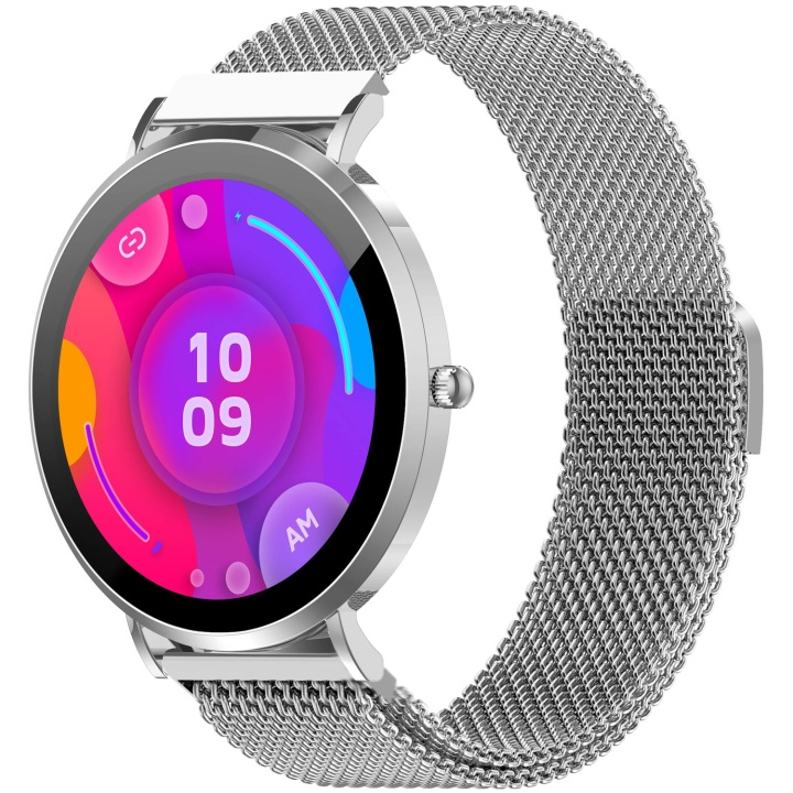 Denver SmartWatch AMOLED Hälsokoll Sport-läge SWC-394S Silver i gruppen SPORT, FRITID & HOBBY / Smartwatch & Aktivitetsmåler / Smartwatches hos TP E-commerce Nordic AB (D37572)
