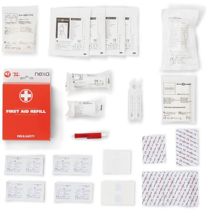 Nexa FAKRE Refillkit Första Hjälpen 47 delar i gruppen BIL / Tilbehør / Accessories / Øvrigt biltilbehør hos TP E-commerce Nordic AB (D37580)