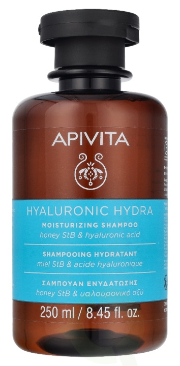 Apivita Hyaluronic Hydra Moisturizing Shampoo Honey StB & Hyaluronic Acid 250 ml i gruppen SKØNHED & HELSE / Hår og styling / Hårpleje / Shampoo hos TP E-commerce Nordic AB (D37607)