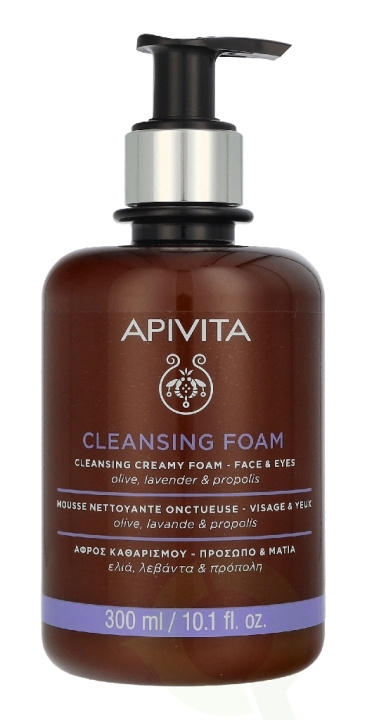 Apivita Face & Eye Foam Cleanser 300 ml i gruppen SKØNHED & HELSE / Hudpleje / Ansigt / Rengøring hos TP E-commerce Nordic AB (D37608)