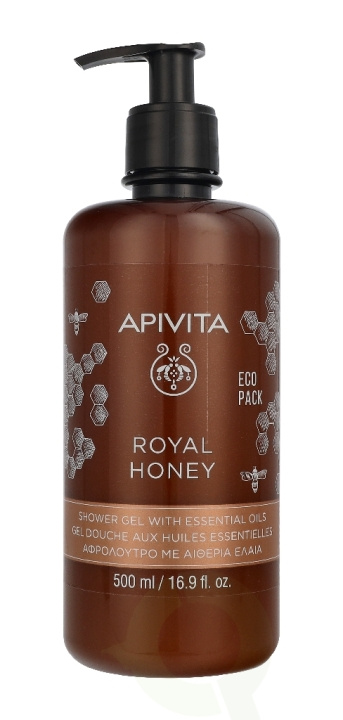 Apivita Royal Honey Creamy Shower Gel 500 ml i gruppen SKØNHED & HELSE / Hudpleje / Kropspleje / Bad & brusecreme hos TP E-commerce Nordic AB (D37617)