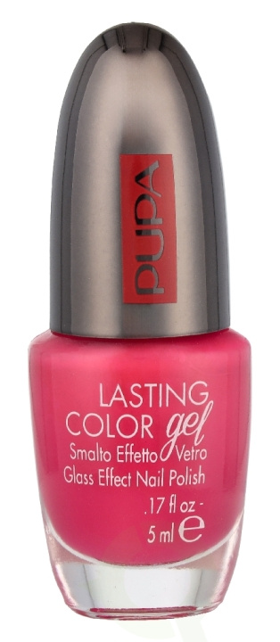 Pupa Milano Pupa Lasting Color Gel Glass Effect Nail Polish 5 ml #128 Spicy Fuschia i gruppen SKØNHED & HELSE / Manicure / pedicure / Neglelak hos TP E-commerce Nordic AB (D37717)