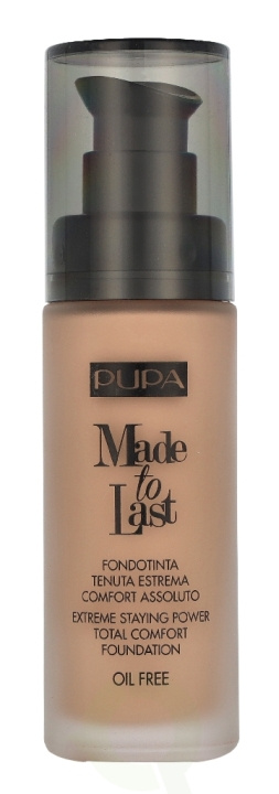 Pupa Milano Pupa Made To Last Total Comfort Foundation SPF10 30 ml #055 Cinnamon Beige i gruppen SKØNHED & HELSE / Makeup / Makeup ansigt / Foundation hos TP E-commerce Nordic AB (D37733)