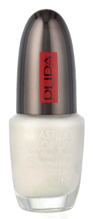 Pupa Milano Pupa Lasting Color Gel Glass Effect Nail Polish 5 ml #113 Silver White i gruppen SKØNHED & HELSE / Manicure / pedicure / Neglelak hos TP E-commerce Nordic AB (D37741)