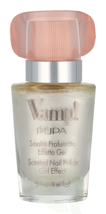 Pupa Milano Pupa Vamp! Scented Nail Polish Gel Effect 9 ml #125 White Snow i gruppen SKØNHED & HELSE / Manicure / pedicure / Neglelak hos TP E-commerce Nordic AB (D37749)