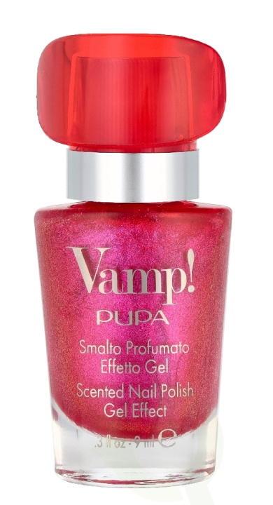 Pupa Milano Pupa Vamp! Scented Nail Polish Gel Effect 9 ml #219 Party Fuchsia i gruppen SKØNHED & HELSE / Manicure / pedicure / Neglelak hos TP E-commerce Nordic AB (D37752)