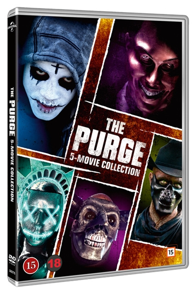 The Purge 1-5 BOX Set (DVD) i gruppen HJEMMEELEKTRONIK / Lyd & billede / Tv og tilbehør / Film / DVD hos TP E-commerce Nordic AB (D37812)