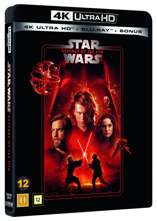 Star Wars : Episode 3 - REVENGE OF THE SITH - 3-disc (4K UHD + BD) i gruppen HJEMMEELEKTRONIK / Lyd & billede / Tv og tilbehør / Film / Blu-ray hos TP E-commerce Nordic AB (D37843)