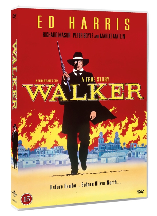 Walker - The amazing story of a real life American soldier of fortune (Ed Harris) (DVD) i gruppen HJEMMEELEKTRONIK / Lyd & billede / Tv og tilbehør / Film / DVD hos TP E-commerce Nordic AB (D37881)