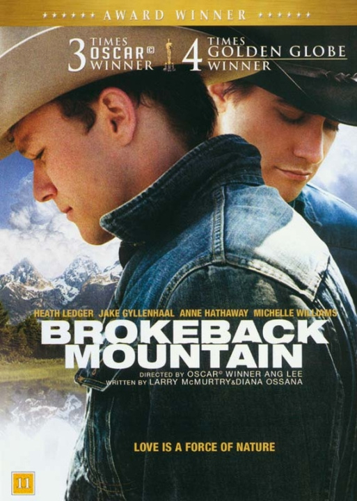 BROKEBACK MOUNTAIN - Heath Ledger Classic movie (DVD) i gruppen HJEMMEELEKTRONIK / Lyd & billede / Tv og tilbehør / Film / DVD hos TP E-commerce Nordic AB (D37944)