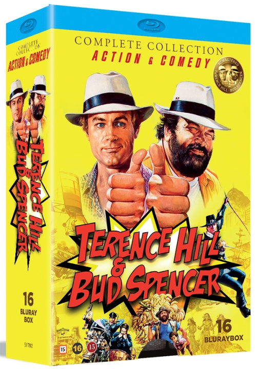 BUD SPENCER & TERENCE HILL - THE CLASSIC COLLECTION - 16 Blu Ray Discs i gruppen HJEMMEELEKTRONIK / Lyd & billede / Tv og tilbehør / Film / Blu-ray hos TP E-commerce Nordic AB (D37959)